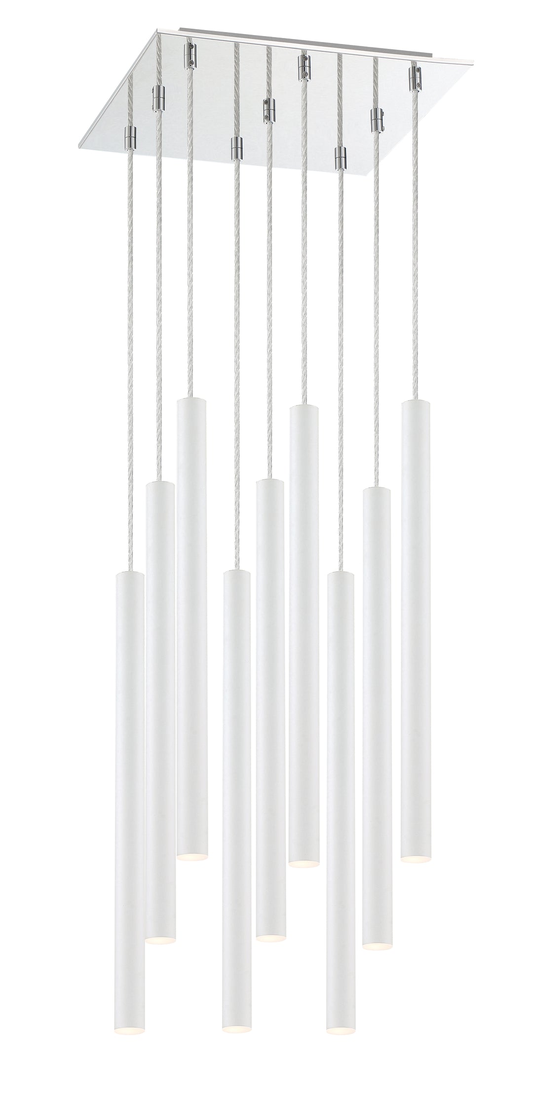Forest - LED 9 Light Chandelier (917MP24-WH-LED-9SCH)