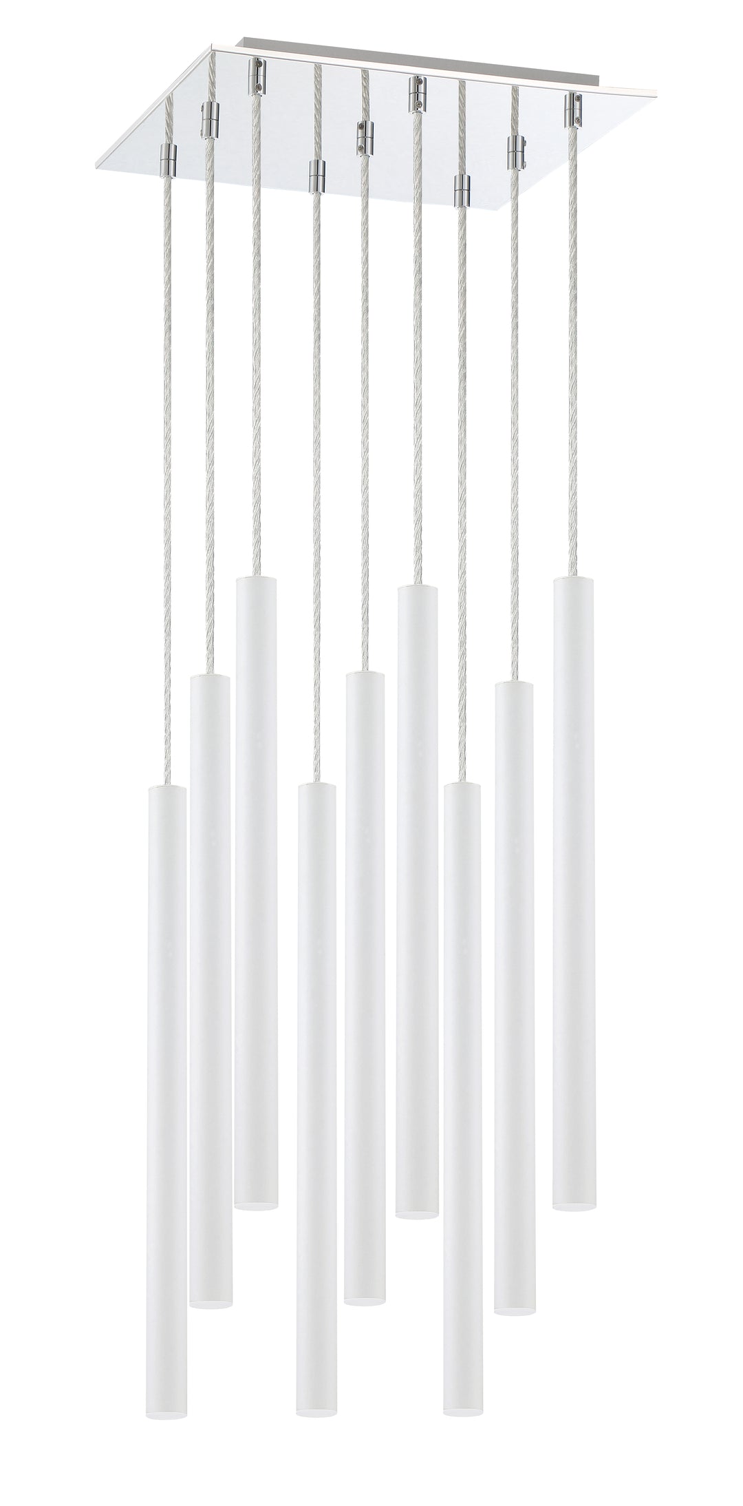 Forest - LED 9 Light Chandelier (917MP24-WH-LED-9SCH)