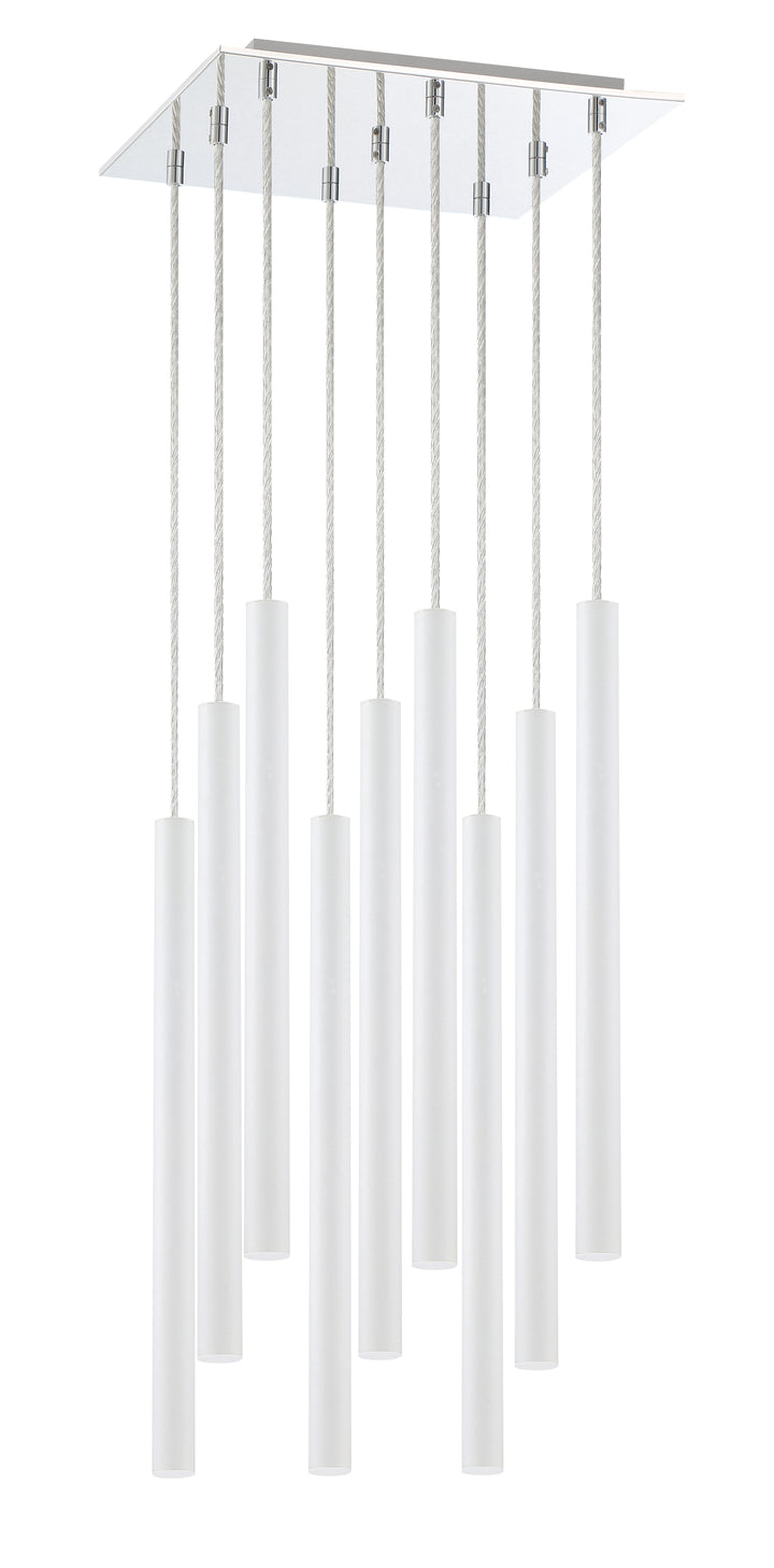 Forest - LED 9 Light Chandelier (917MP24-WH-LED-9SCH)