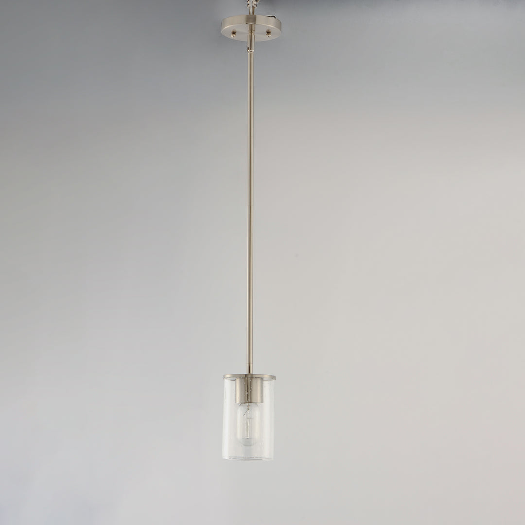 Sleek 1-Light Mini Pendant Satin Nickel alternate view