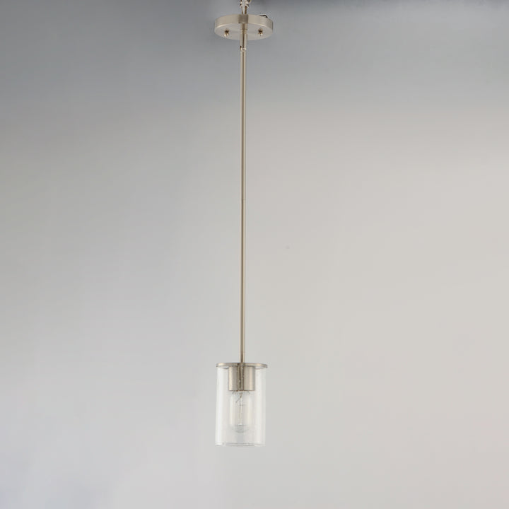Sleek 1-Light Mini Pendant Satin Nickel alternate view