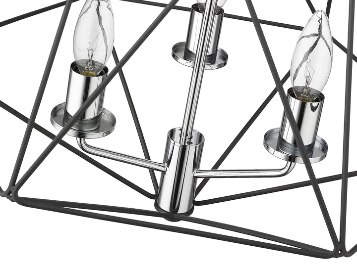 Geo - 3 Light Semi-Flush Mount