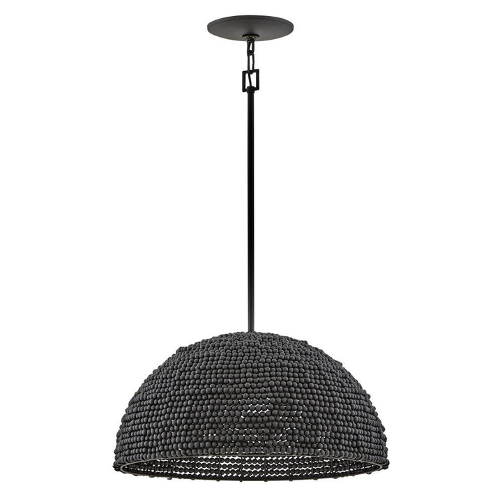 Dalia Large Convertible Pendant in Black by Hinkley