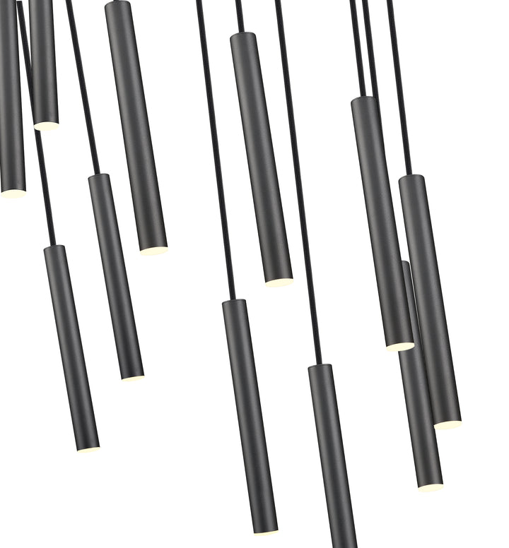 Forest - LED 11 Light Chandelier (919MP12-11R-MB)