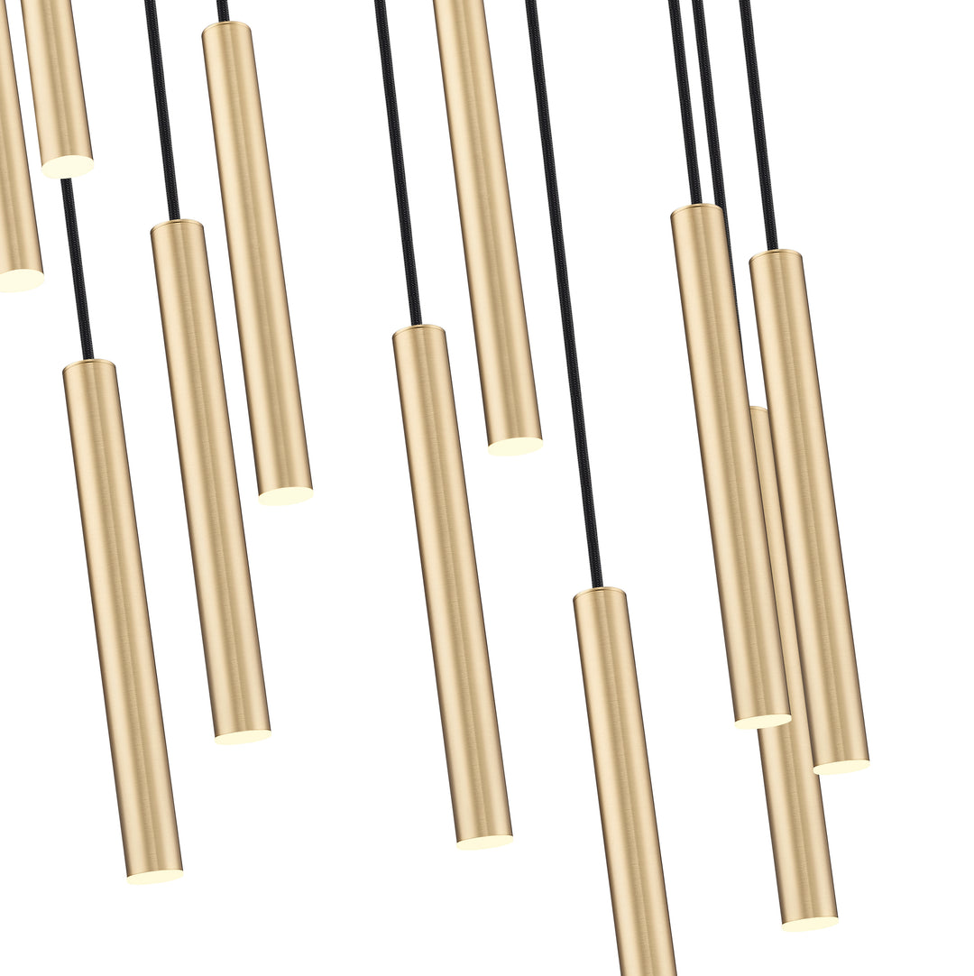 Forest - LED 11 Light Chandelier (919MP12-11R-MGLD)