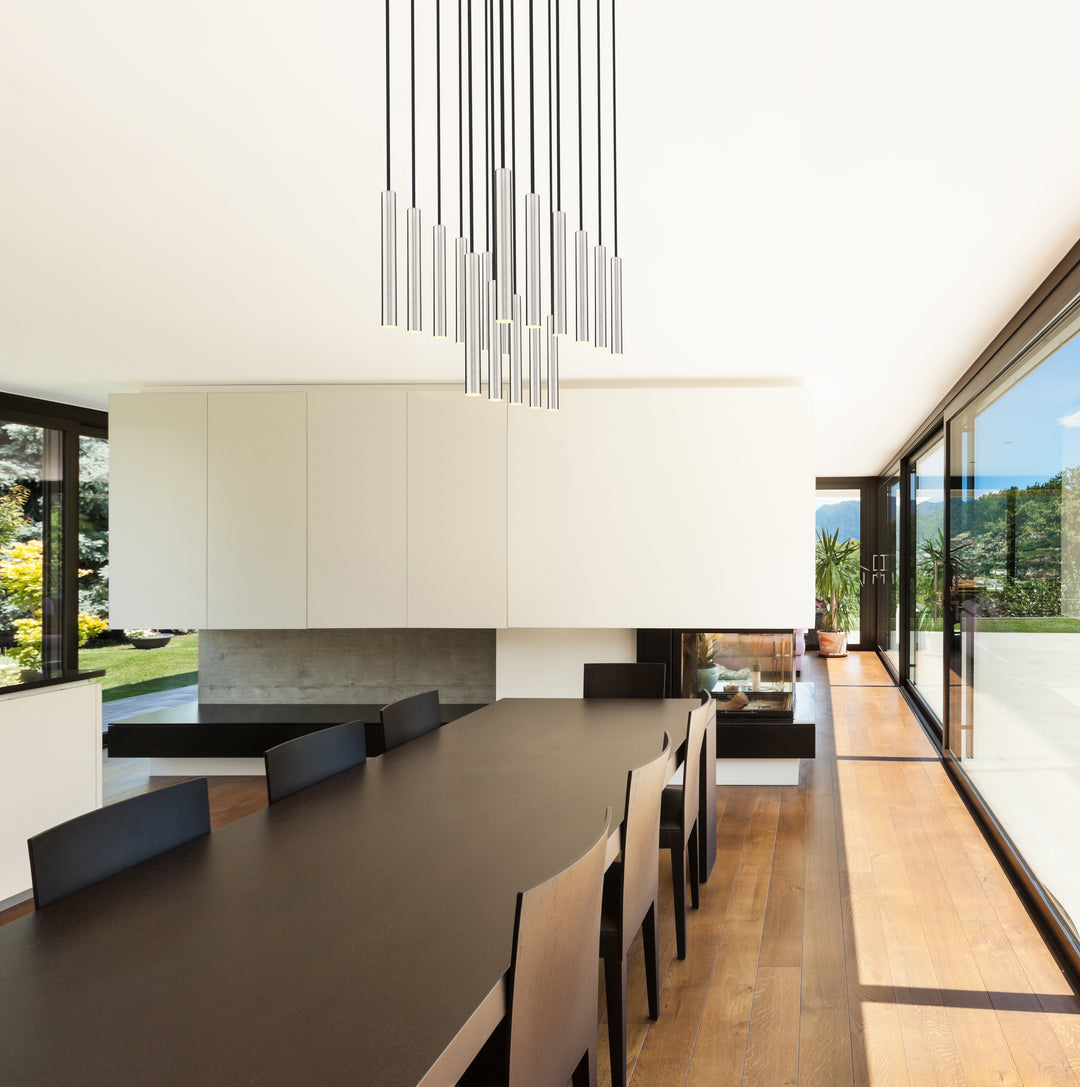 Forest - LED 17 Light Linear Chandelier