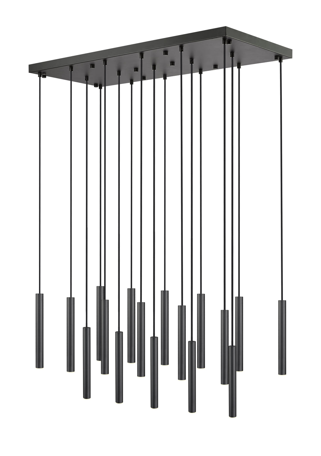 Forest - LED 17 Light Linear Chandelier (919MP12-17L-MB)