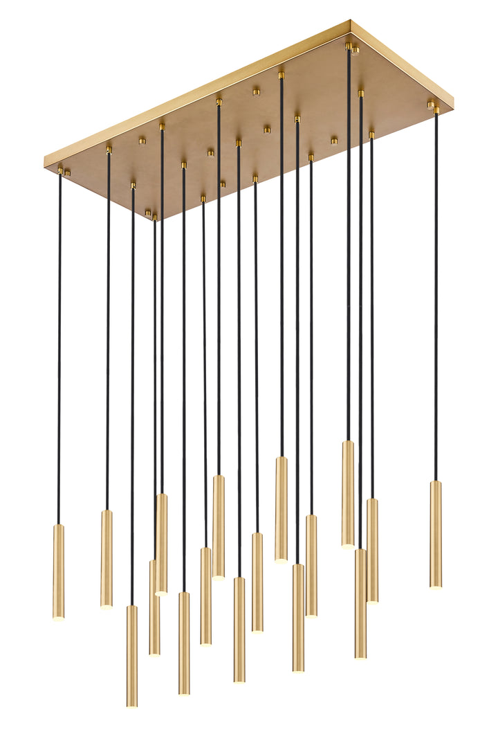 Forest - LED 17 Light Linear Chandelier (919MP12-17L-MGLD)