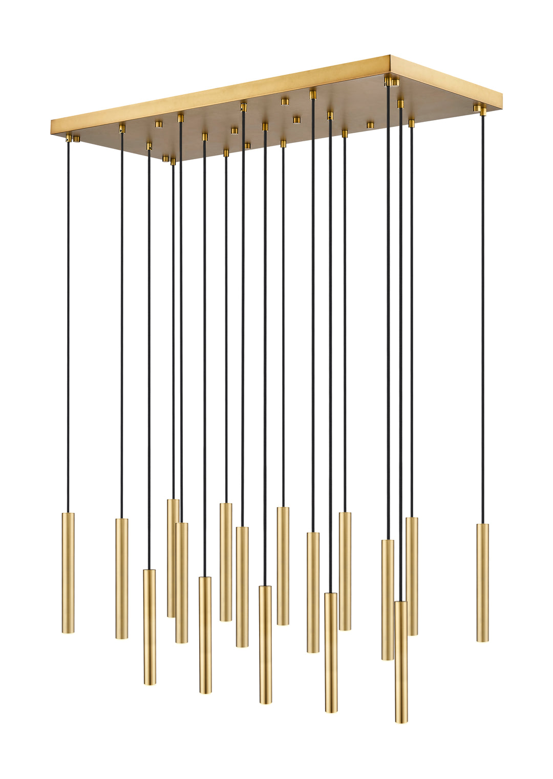 Forest - LED 17 Light Linear Chandelier (919MP12-17L-MGLD)