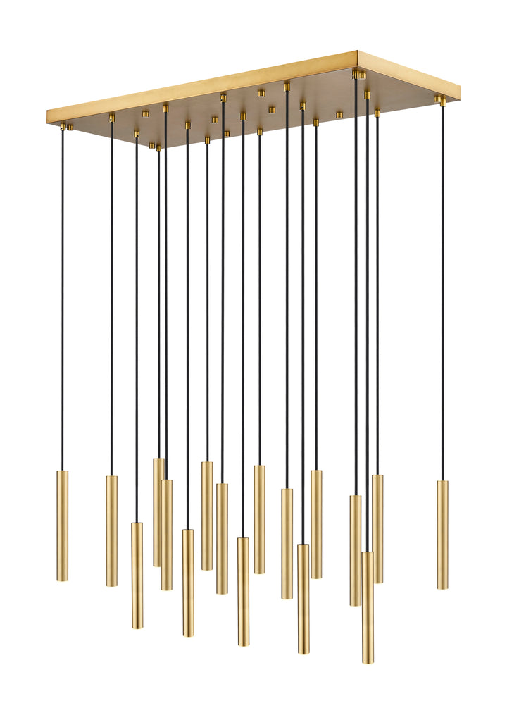 Forest - LED 17 Light Linear Chandelier (919MP12-17L-MGLD)