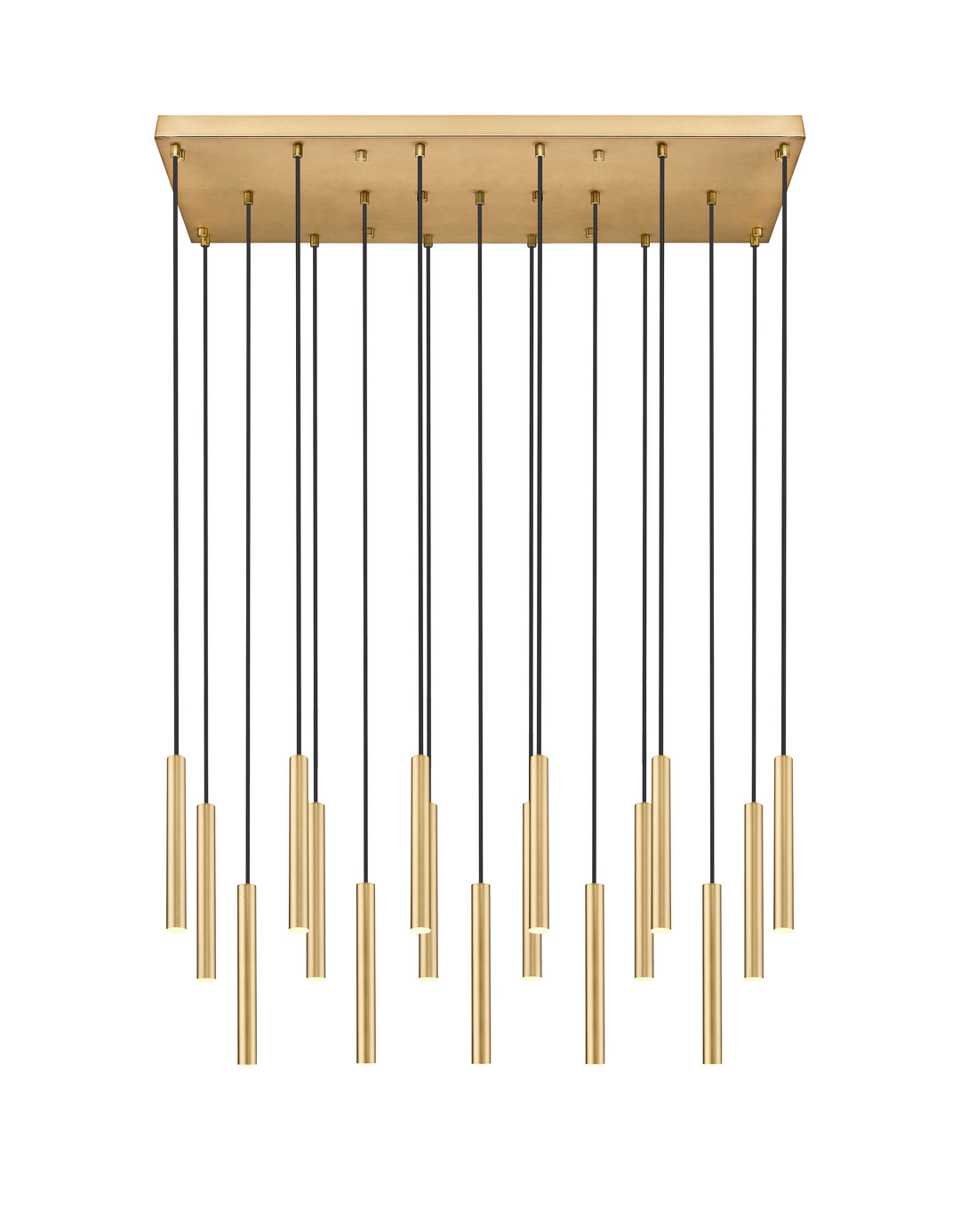 Forest - LED 17 Light Linear Chandelier (919MP12-17L-MGLD)