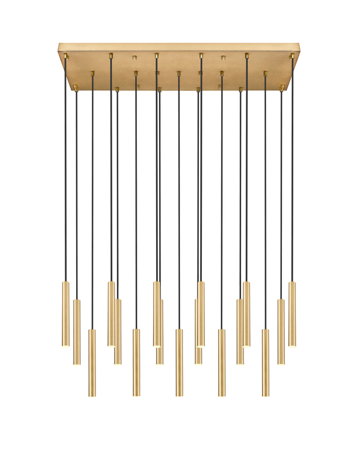 Forest - LED 17 Light Linear Chandelier (919MP12-17L-MGLD)