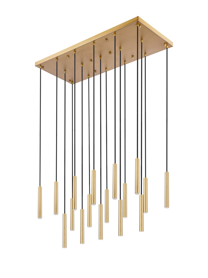 Forest - LED 17 Light Linear Chandelier (919MP12-17L-MGLD)