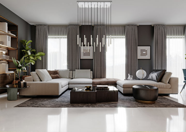 Forest - LED 23 Light Linear Chandelier