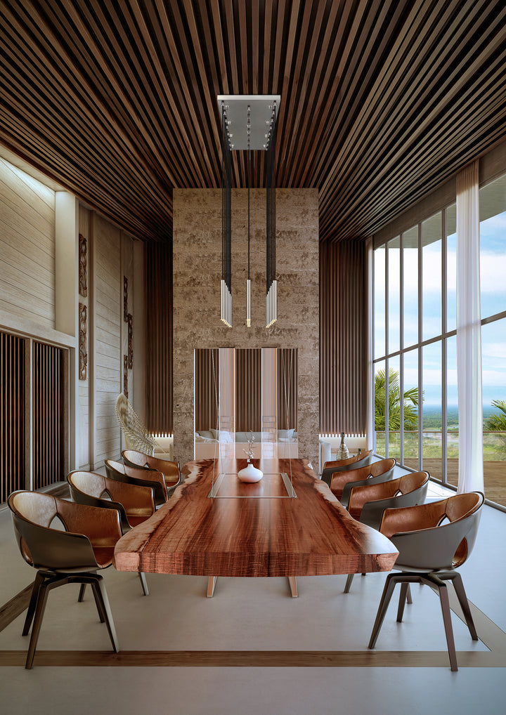 Forest - LED 23 Light Linear Chandelier