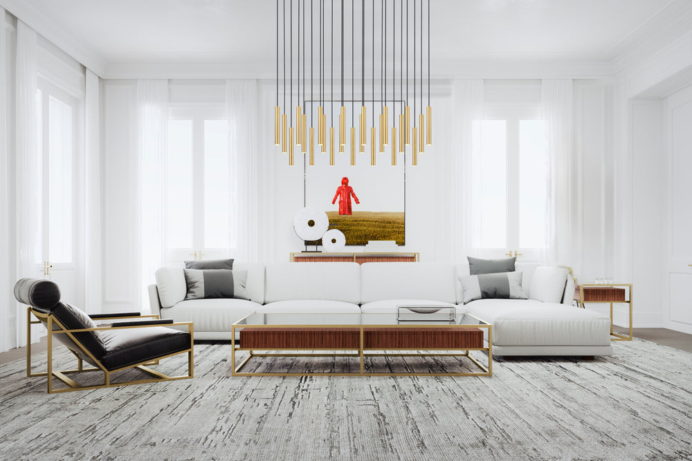 Forest - LED 23 Light Linear Chandelier (919MP12-23L-MGLD)