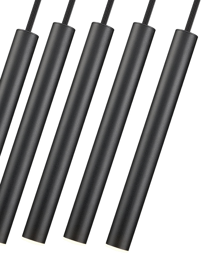 Forest - LED 5 Light Linear Chandelier (919MP12-5L-MB)