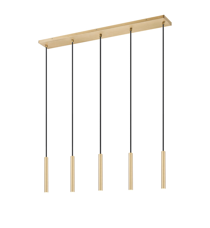 Forest - LED 5 Light Linear Chandelier (919MP12-5L-MGLD)