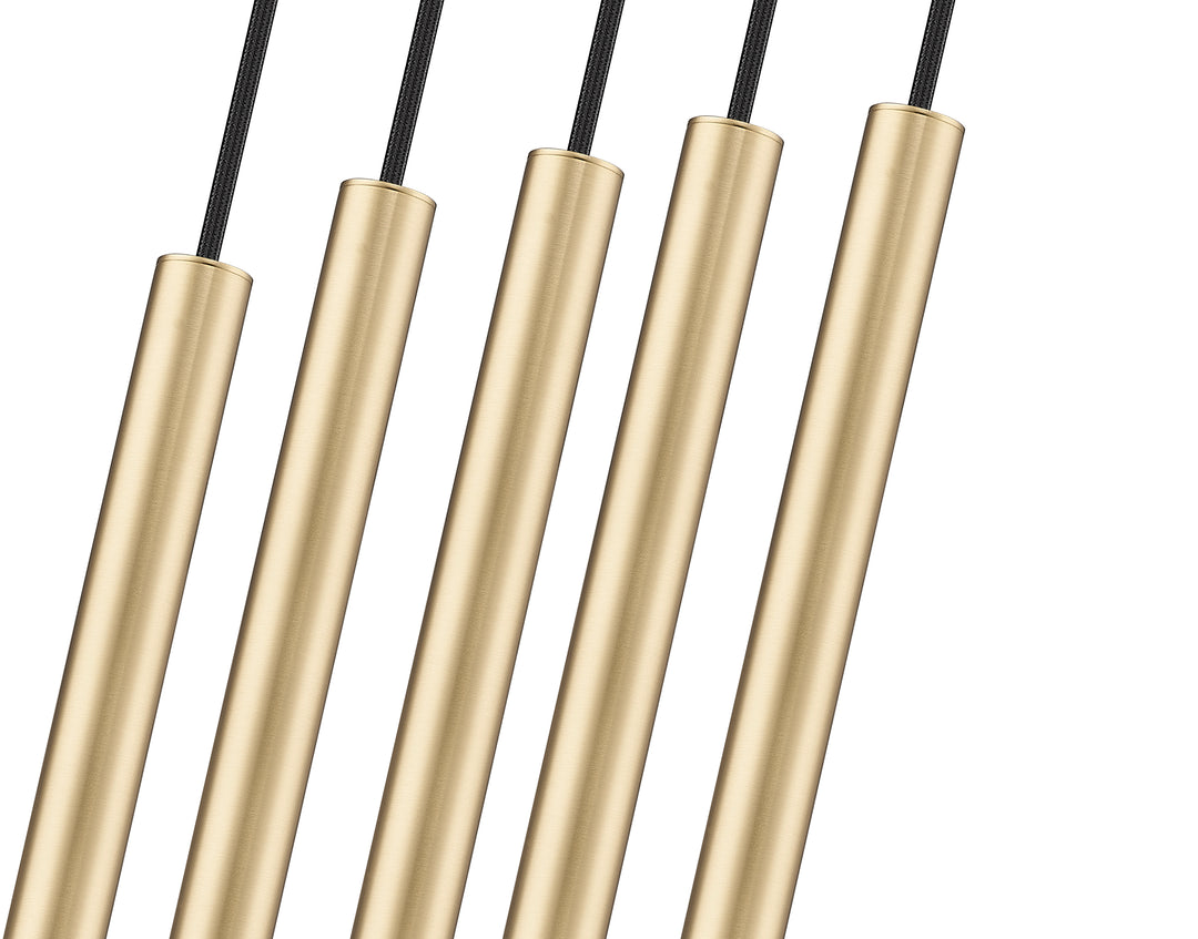 Forest - LED 5 Light Linear Chandelier (919MP12-5L-MGLD)