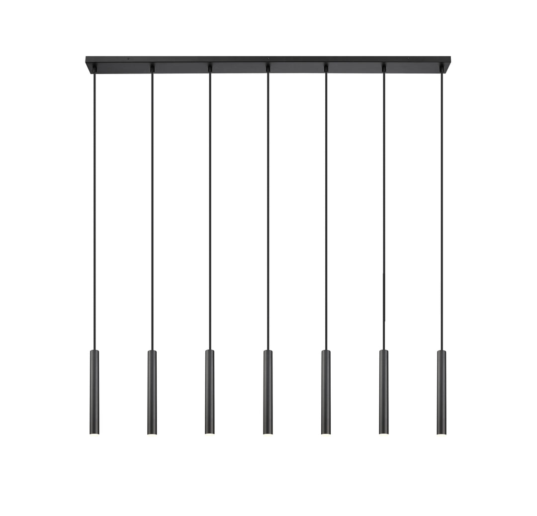 Forest - LED 7 Light Linear Chandelier (919MP12-7L-MB)
