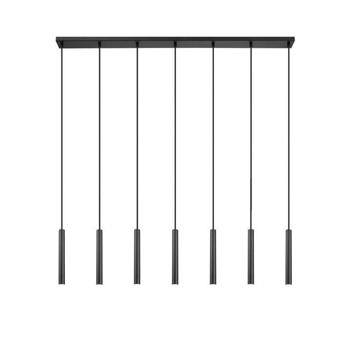 Forest - LED 7 Light Linear Chandelier (919MP12-7L-MB)