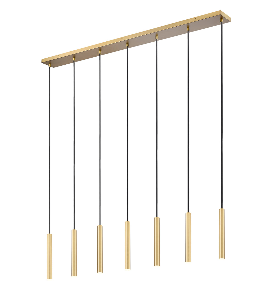 Forest - LED 7 Light Linear Chandelier (919MP12-7L-MGLD)