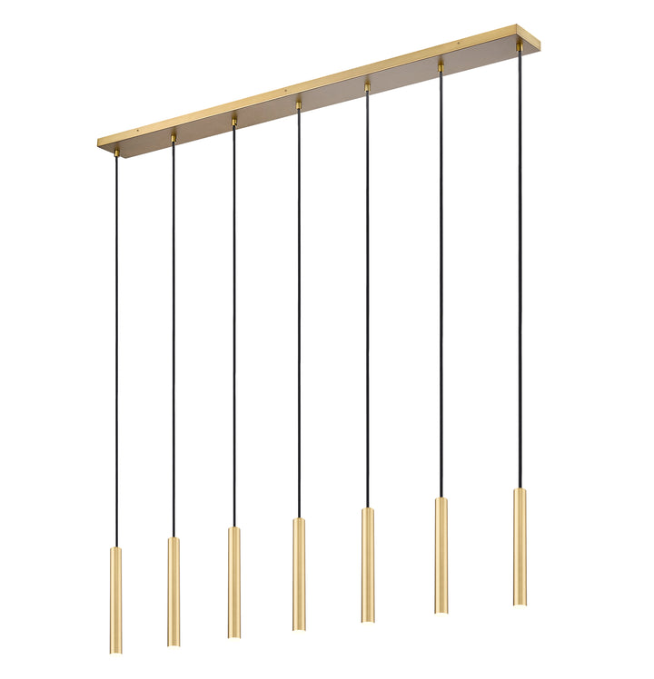 Forest - LED 7 Light Linear Chandelier (919MP12-7L-MGLD)