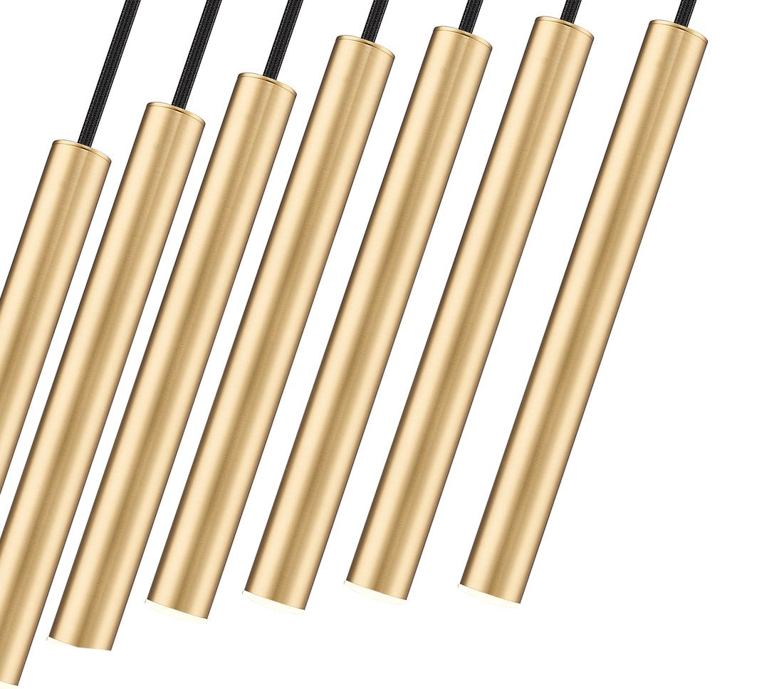 Forest - LED 7 Light Linear Chandelier (919MP12-7L-MGLD)