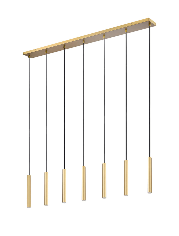 Forest - LED 7 Light Linear Chandelier (919MP12-7L-MGLD)