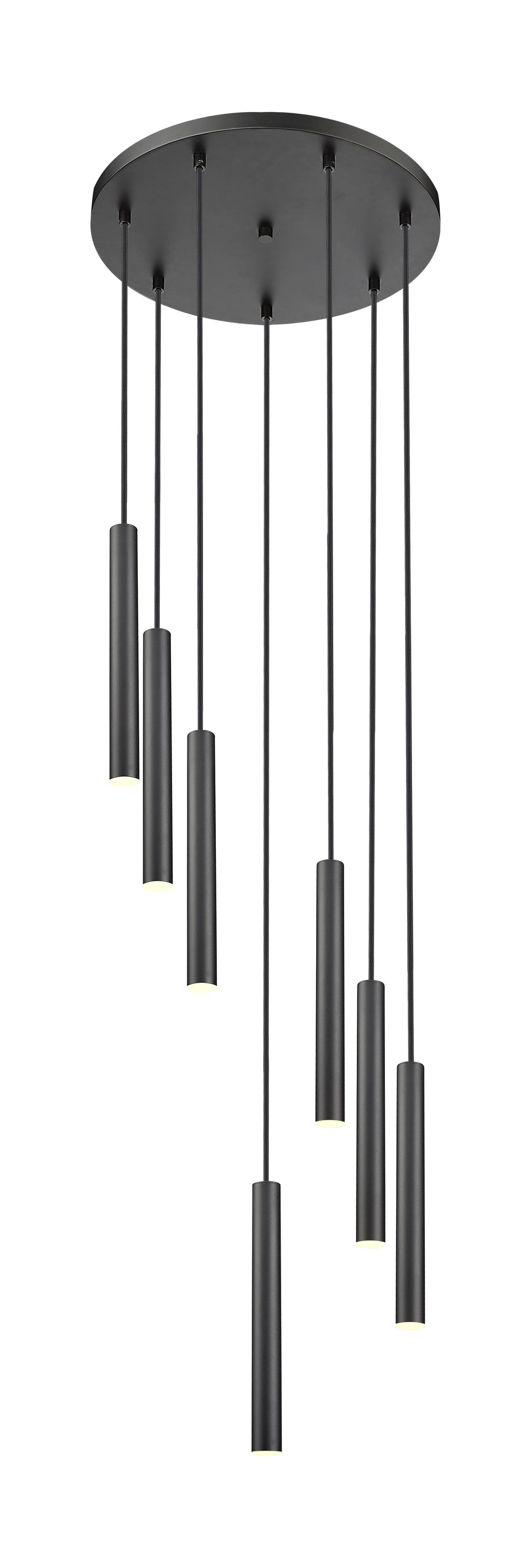 Forest - LED 7 Light Chandelier (919MP12-7R-MB)