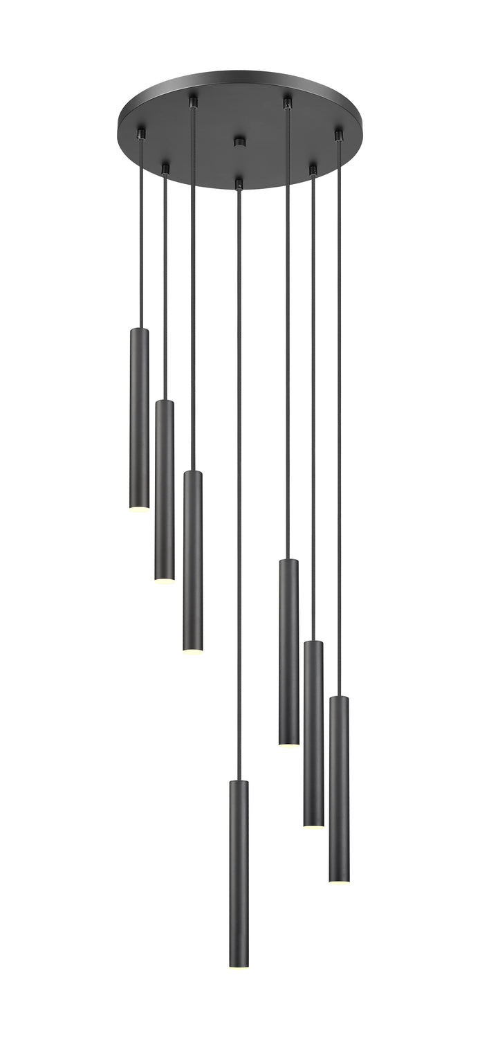 Forest - LED 7 Light Chandelier (919MP12-7R-MB)