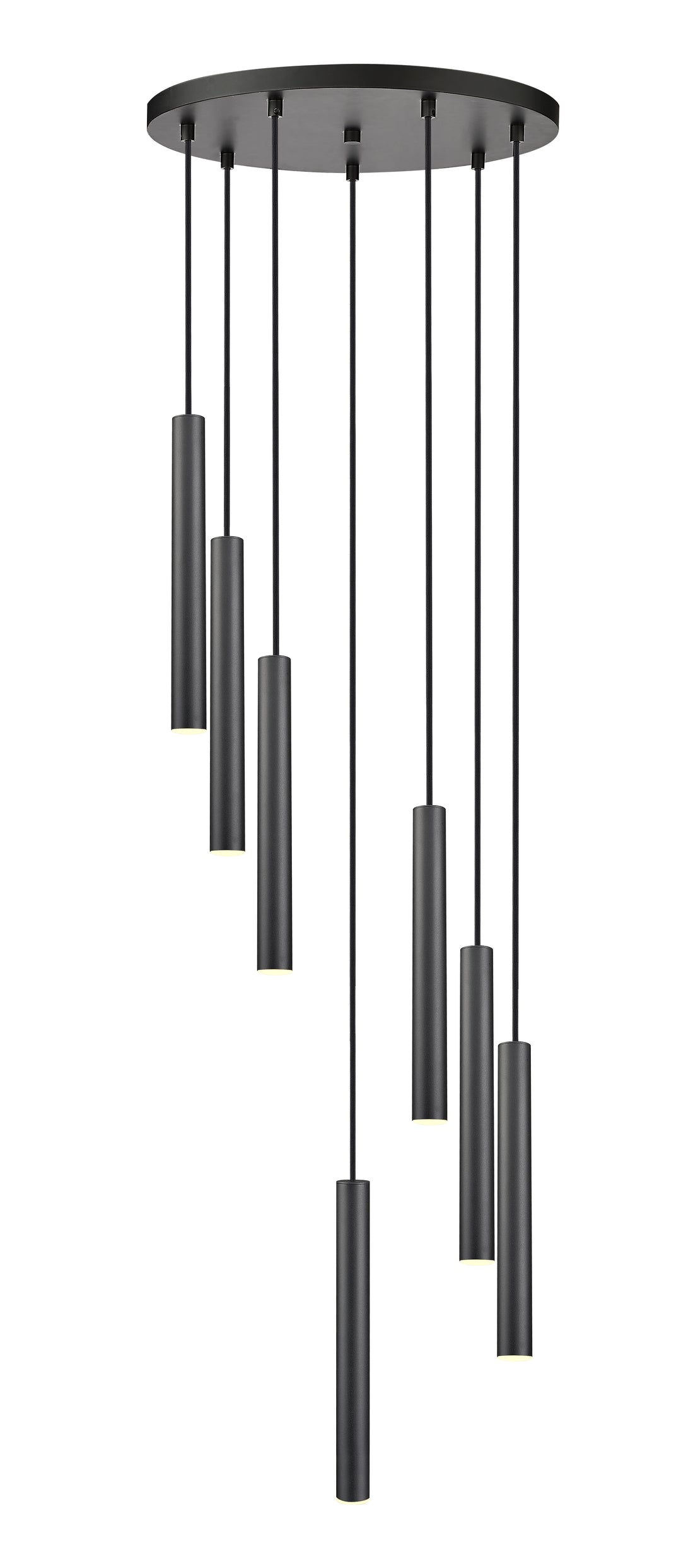 Forest - LED 7 Light Chandelier (919MP12-7R-MB)