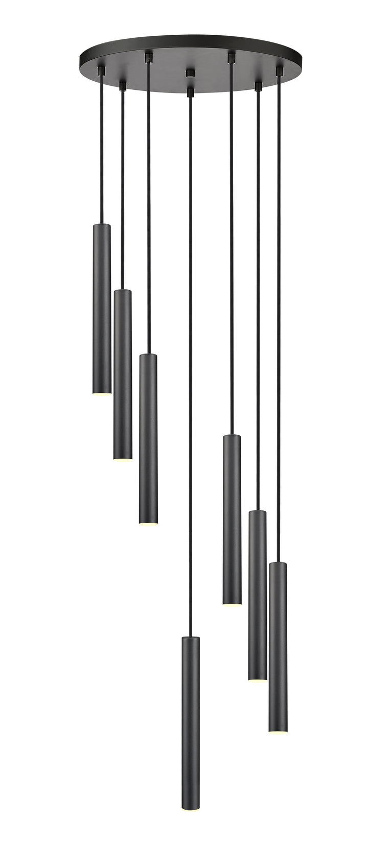 Forest - LED 7 Light Chandelier (919MP12-7R-MB)