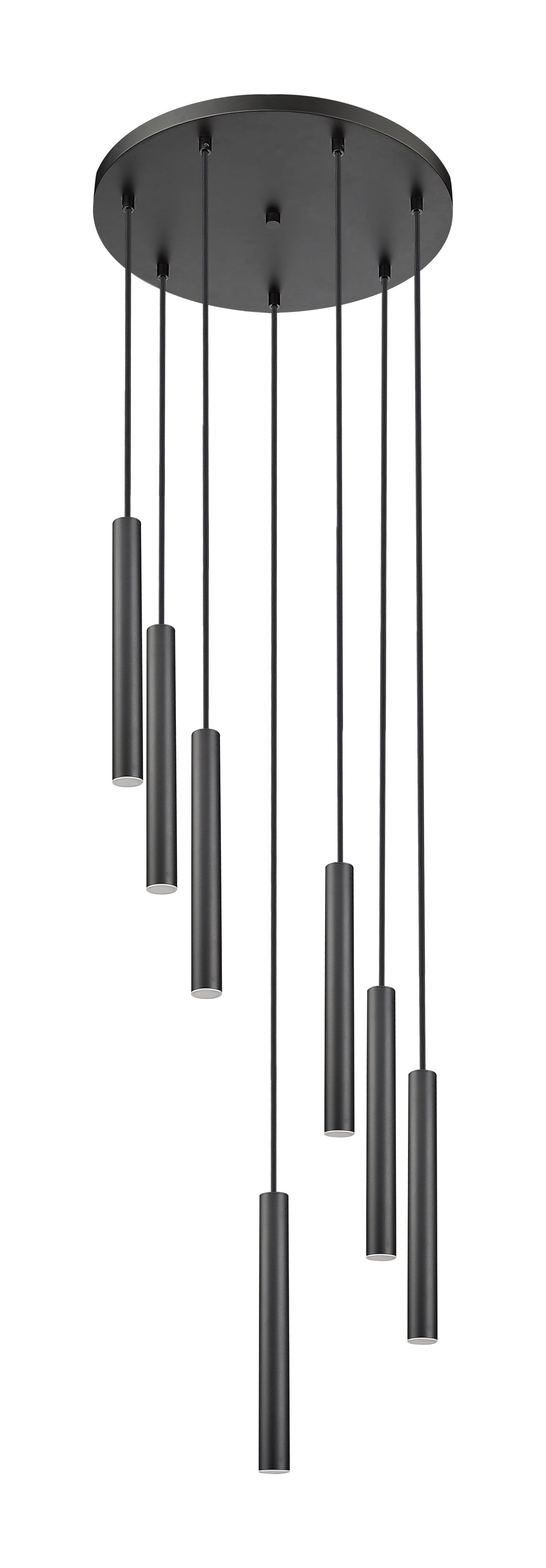 Forest - LED 7 Light Chandelier (919MP12-7R-MB)