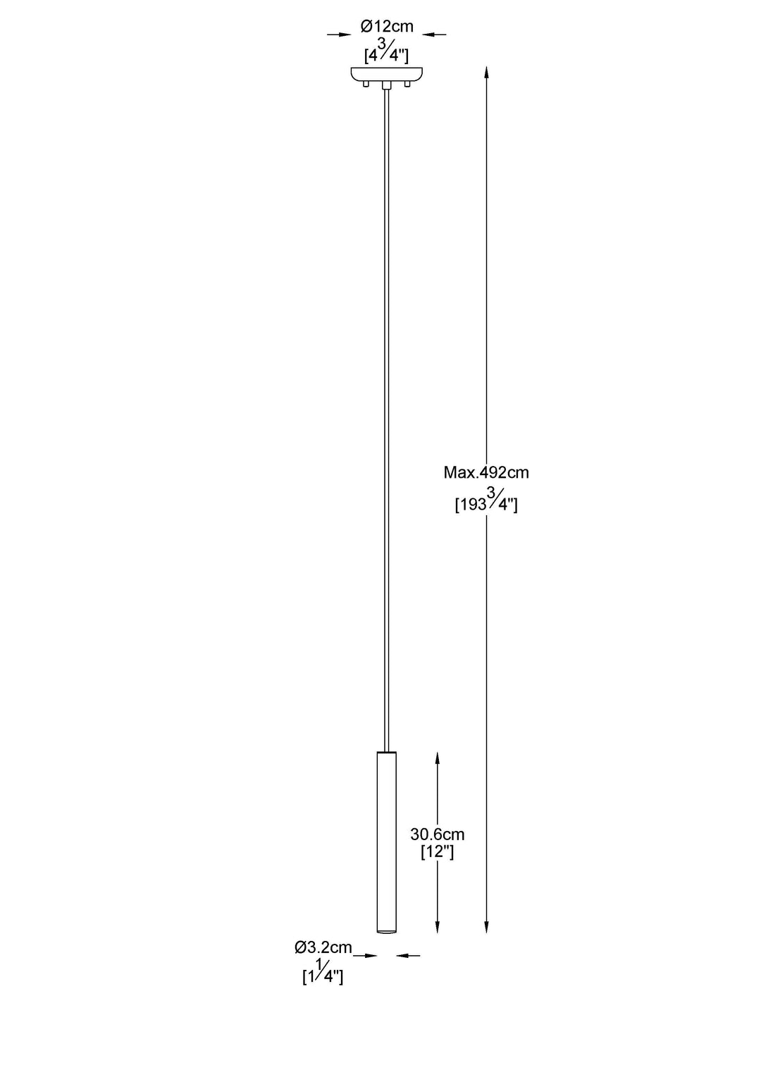 Forest - LED 1 Light Pendant (919MP12-BN)