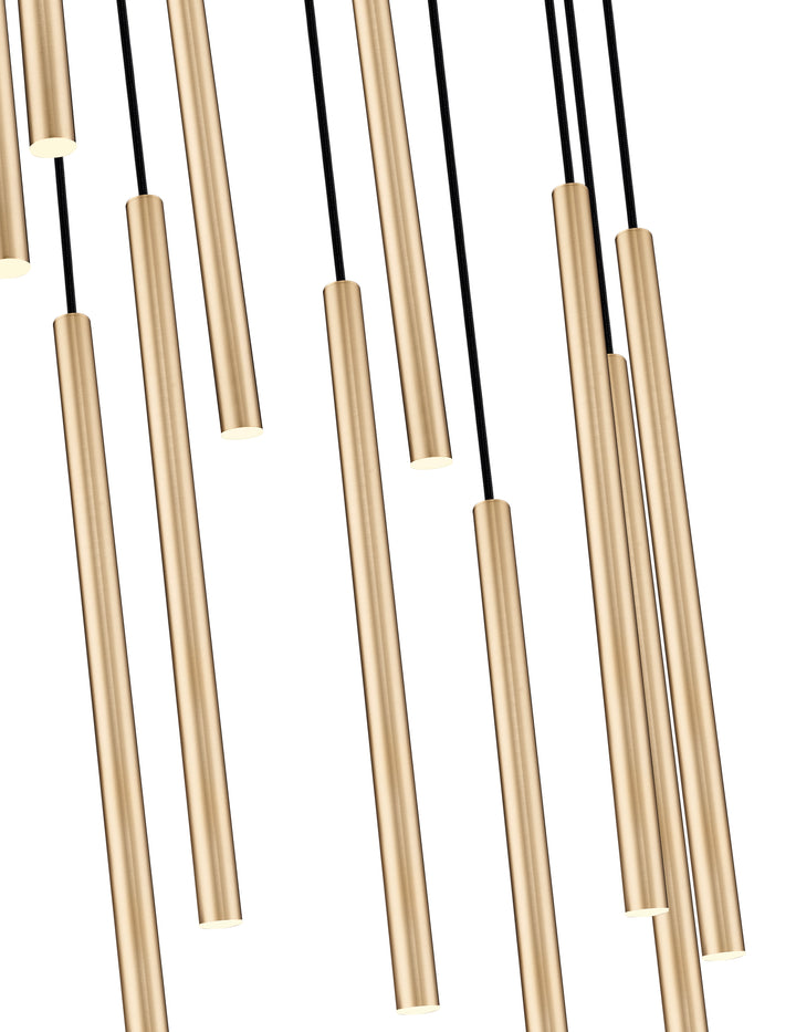 Forest - LED 11 Light Chandelier (919MP24-11R-MGLD)