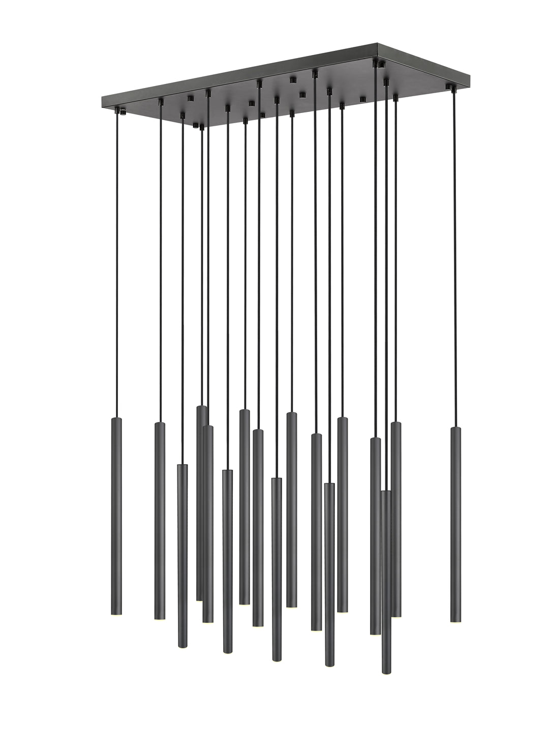 Forest - LED 17 Light Linear Chandelier (919MP24-17L-MB)