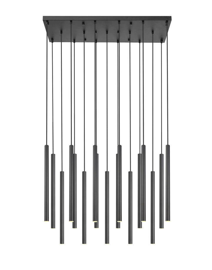 Forest - LED 17 Light Linear Chandelier (919MP24-17L-MB)