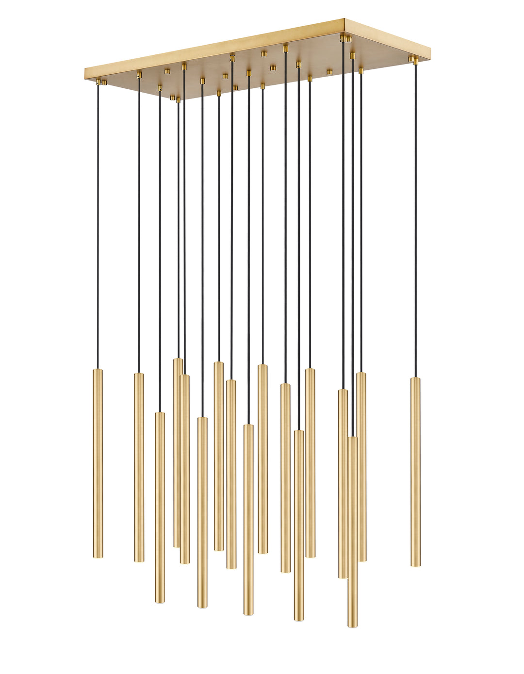Forest - LED 17 Light Linear Chandelier (919MP24-17L-MGLD)