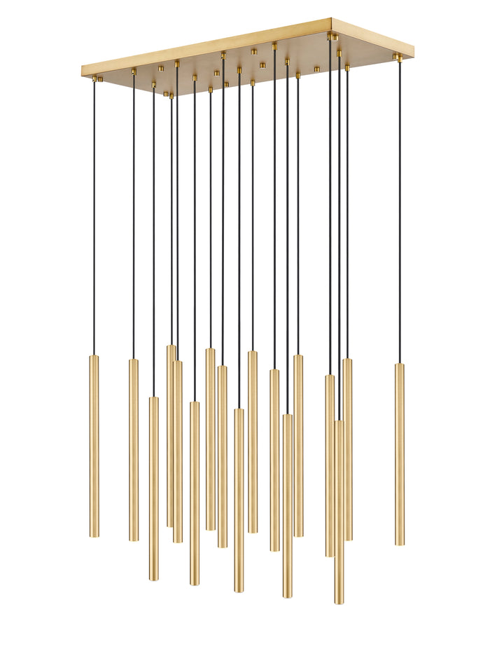 Forest - LED 17 Light Linear Chandelier (919MP24-17L-MGLD)