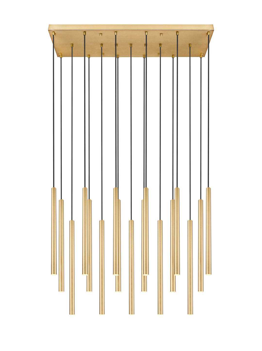 Forest - LED 17 Light Linear Chandelier (919MP24-17L-MGLD)