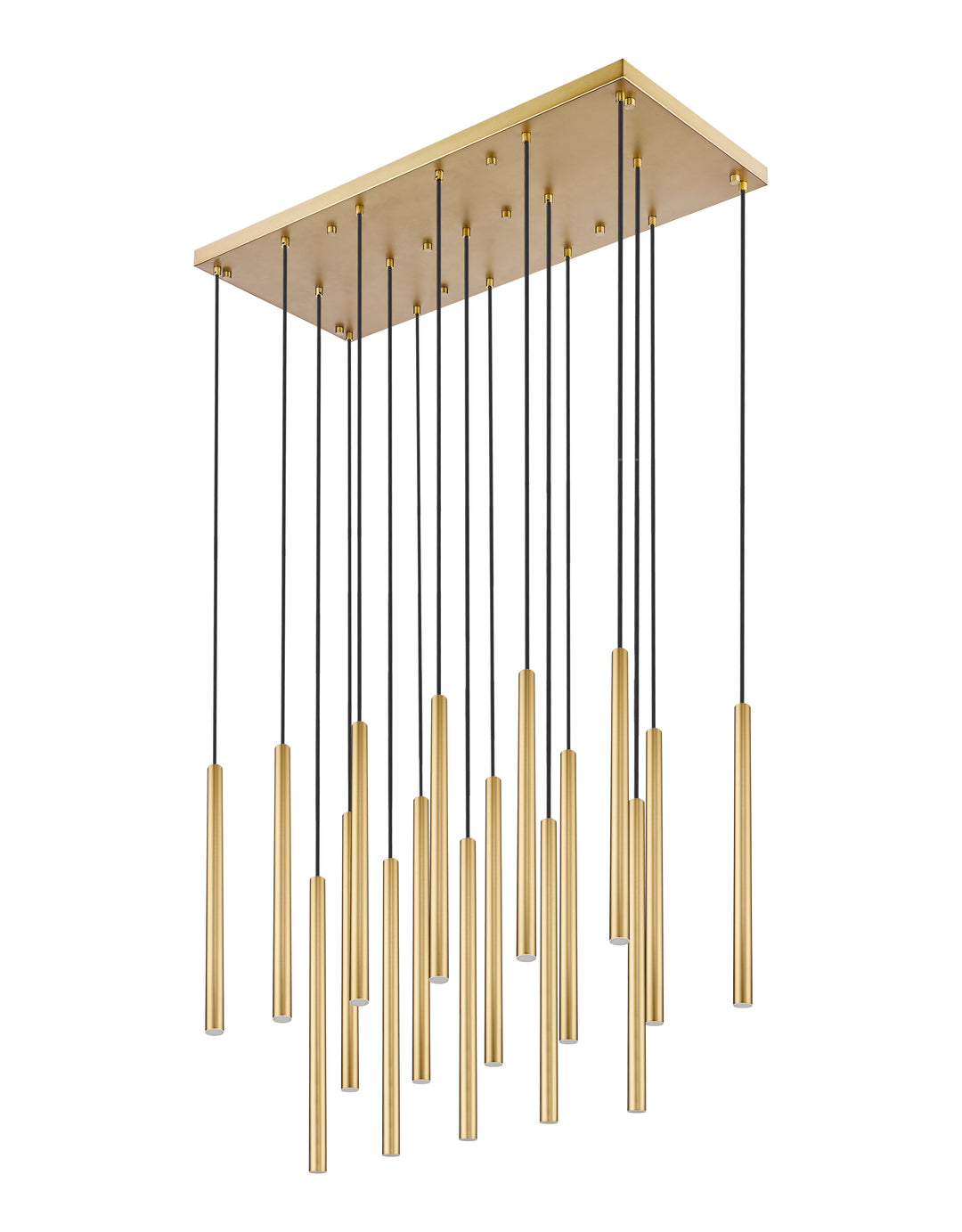 Forest - LED 17 Light Linear Chandelier (919MP24-17L-MGLD)