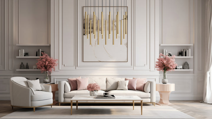 Forest - LED 17 Light Linear Chandelier (919MP24-17L-MGLD)