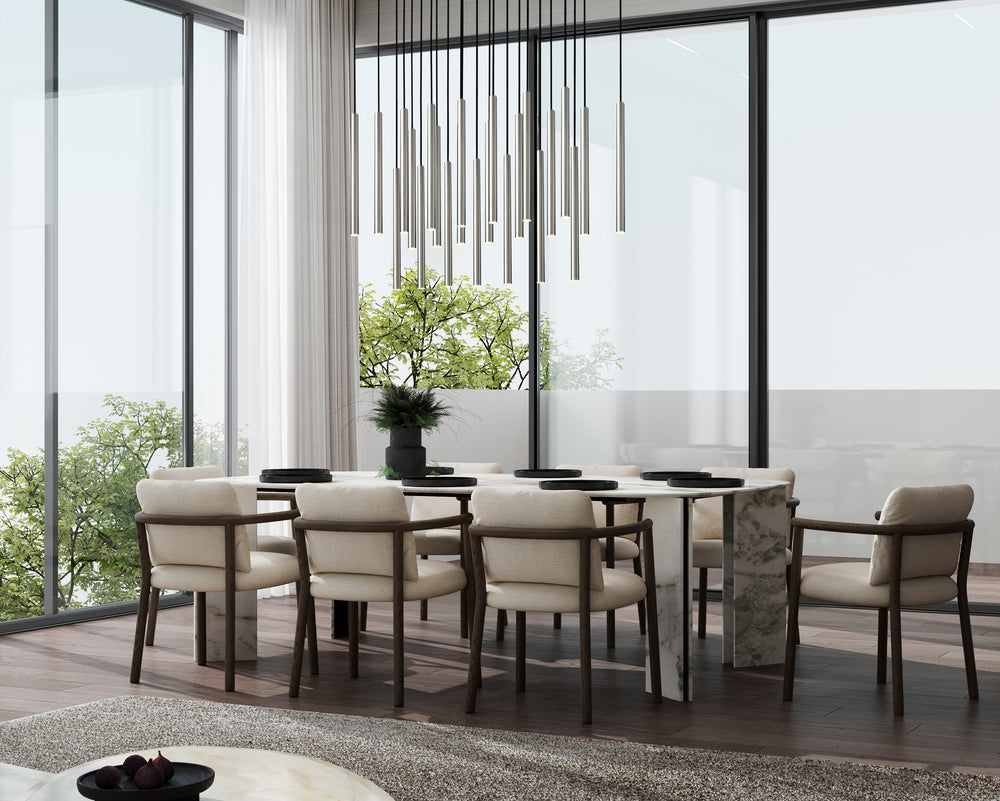 Forest - LED 23 Light Linear Chandelier (919MP24-23L-BN)
