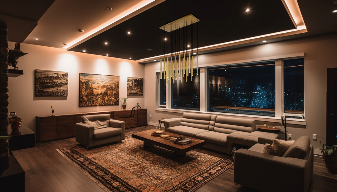 Forest - LED 23 Light Linear Chandelier (919MP24-23L-MGLD)