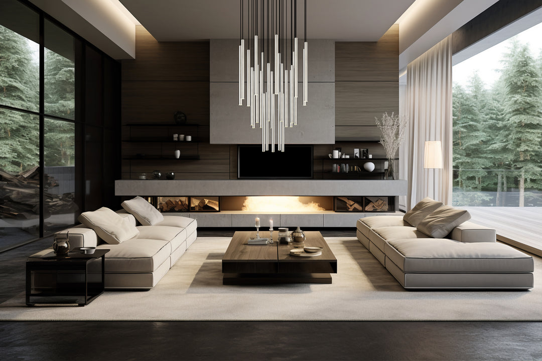 Forest - LED 27 Light Chandelier (919MP24-27R-BN)
