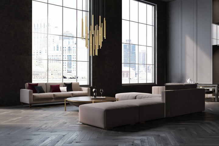 Forest - LED 27 Light Chandelier (919MP24-27R-MGLD)