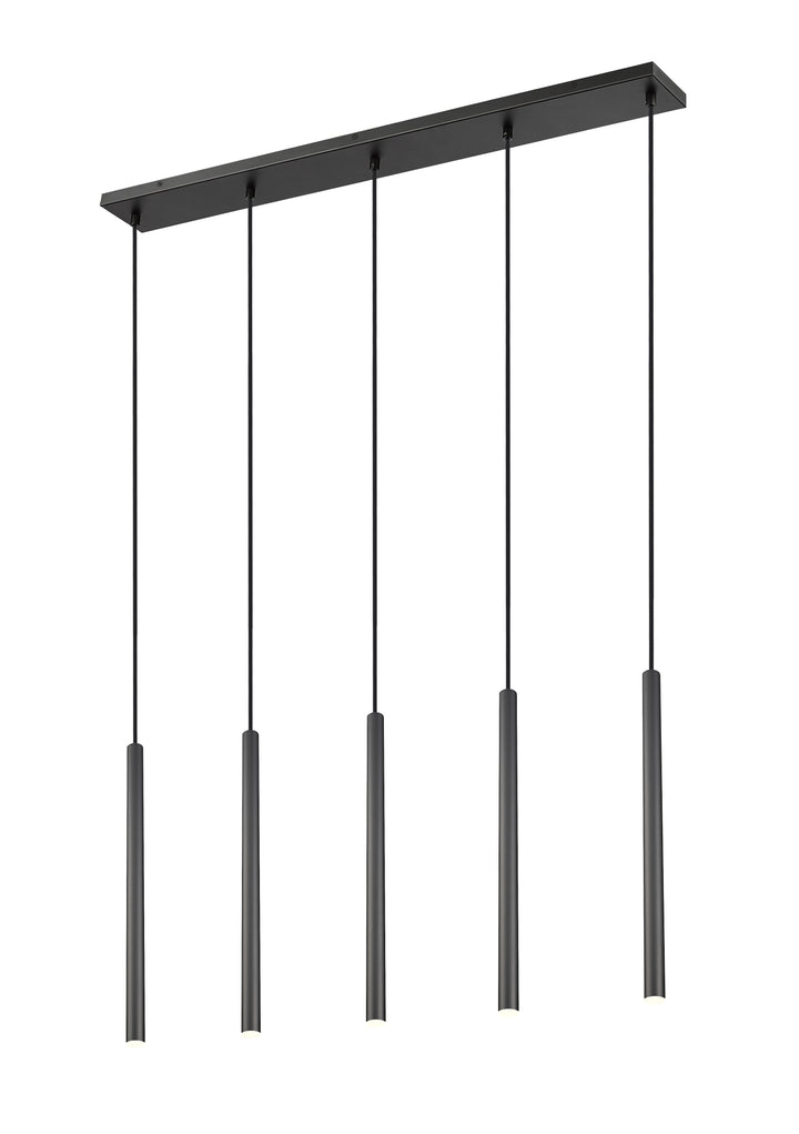 Forest - LED 5 Light Linear Chandelier (919MP24-5L-MB)