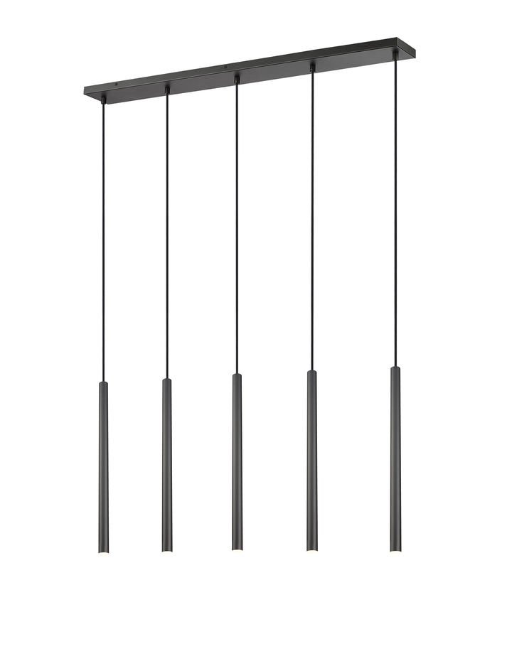 Forest - LED 5 Light Linear Chandelier (919MP24-5L-MB)
