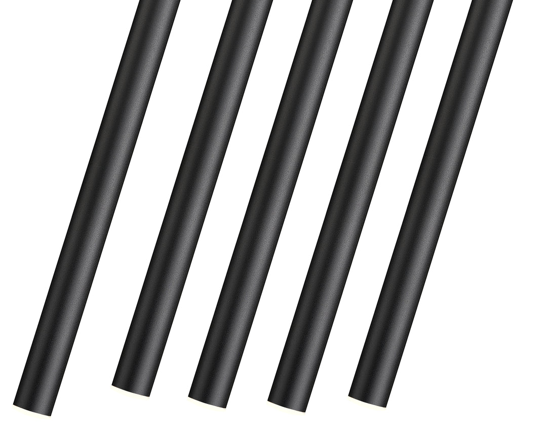 Forest - LED 5 Light Linear Chandelier (919MP24-5L-MB)